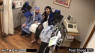 doctor tampa straps eliza shields for mandatory hitachi orgasms