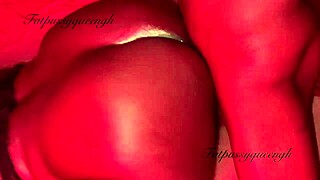 Spreading her wet pussy wide for aggressive hardcore doggy pounding till creampie explosion