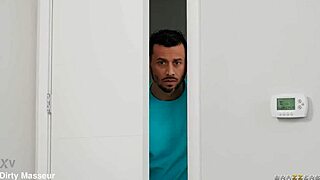 dan dangler bent over for interracial anal creampie pounding in bedroom