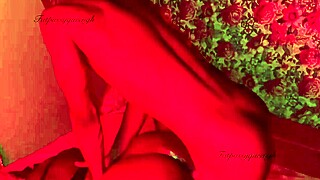 Spreading her wet pussy wide for aggressive hardcore doggy pounding till creampie explosion