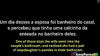 Naughty husband ravages tight young Brazilian beauty