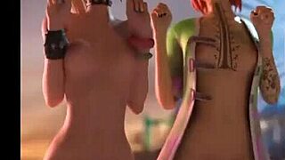animated rule34 babes flaunt tits in assfucking scenes