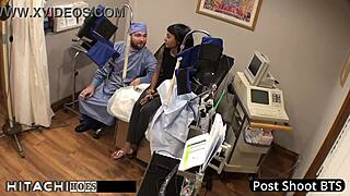 doctor tampa straps eliza shields for mandatory hitachi orgasms