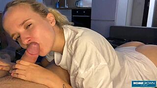 how does this hottie suck a massive cock so good?