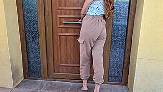 secretly fucking best friend's petite latina while she's home doggystyle pov