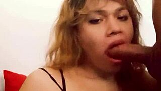 feel my tight trans ass take your hard cock bareback so deep?