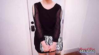 short haired redhead marla's gettin' her fat pussy lips stretched deep with hot cum treat