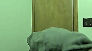 skinny bathroom striptease rips clothes off for monster cock reveal