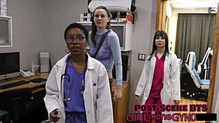 Lilly Jade's kinky anal fingering in pre-employment physical