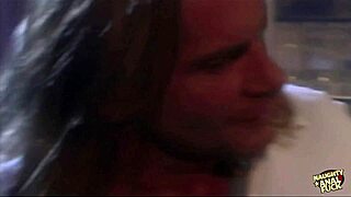 A big tits blonde bends over the bar for hardcore ass pounding by huge cock