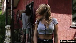 classy babe rides cock outdoors missionary style 🌳💋