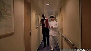 sweet maid donna bell enjoys interracial threesome fun