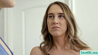 cadence lux teases freya parker's pussy with sly lesbian licks