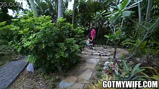 Alex Isadora savors punishment pleasure riding cock before her watching husband