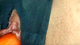 her big natural tits bounce wildly as she rides his monster cock to rough creampie orgasm