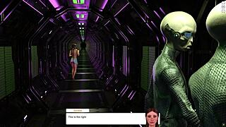 shaved redhead pussy rides toy on wild holiday lesbian detour