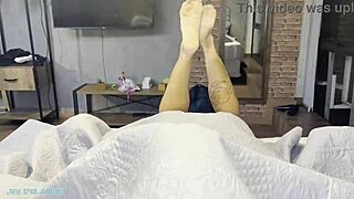 Brazilian Brunette Rides Big Clit Cock to Explosive Orgasm