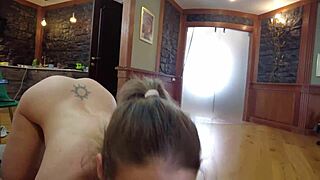 Cute Teen Kneels Pov Homemade Hairy Cock Deepthroat