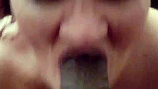 granny v slurps massive black cock sample