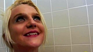 Blonde rubs clit caught by brunette naughty lesbian lick orgasm fantasy 😈👅