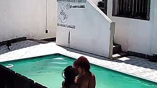 caught neighbor fucking black bull in pool