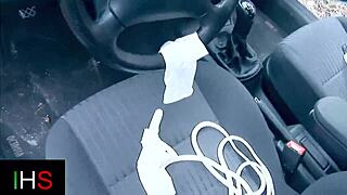 blonde slut gets epic anal in woods & car 🚗🌳💥