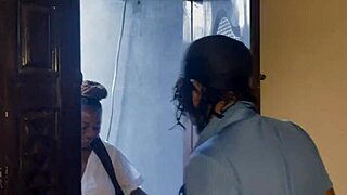 petite teen skips class for boyfriend's monster cock pounding