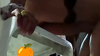 tranny slips into lingerie rides dildo getting super aroused