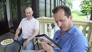 mates double penetrate big booty spanish maid anal pussy doggystyle cum covered