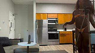 Lola Black's Sexy Backstage Lollipop Lick Tease with Toys