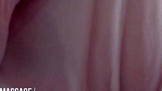 european teen gets pussy massaged deep in doggy style