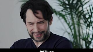 Reagan Foxx cums hard from Tommy Pistol's wife-cheating pussy pounding.