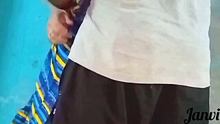 Janvibhabhii Records Rough Fuck with Chubby Big Ass Friend