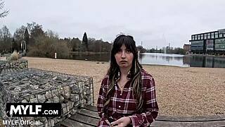 Boss spanks huge tits whore before fucking tight pussy hard