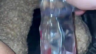 hey check this virgin 18yo arab girl in la masturbating deep with huge glass dildo on her wet tight pink pussy