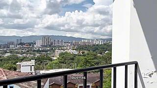 Submissive Maid Fucks Muscular Boss While Wife's Away in Bedroom