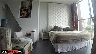 big ass latina slut deepthroats then rammed doggystyle pov