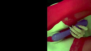 Rica Mexicana MASTURBATES with DILDO thinking of FANS' hot loads