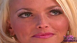 blonde bombshell strips bares huge natural tits first casting