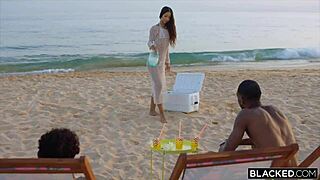 Lia Takes Bent Over BBC Threesome Coworkers Deepthroat Doggystyle Cum