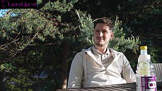 Husband Films Wife's Intense Stranger Pounding Fantasy Cum True!