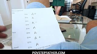 Pov young 18+ angels avery moon team up for wild threesome pounding!