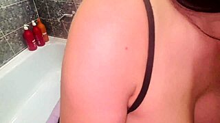 Stepmom's Big Milky Tits Wrap Around Thick Cock For Sloppy Suck
