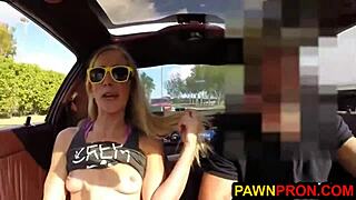 Bimbo Pawns Car And Fucks For Cash!