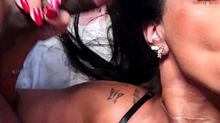 i invited two thick married neighbors to fuck me raw at home