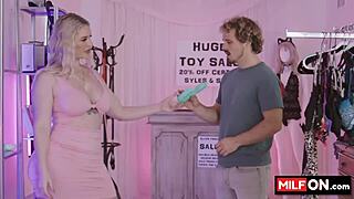 Busty blonde jenna starrs natural boobs drive wild horny seduction