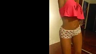 damn this skinny mexican babe dances so hot and teasing