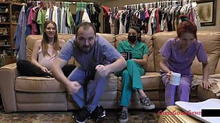 Behind scenes Nova Maverick's secret lactating ultrasound reveal