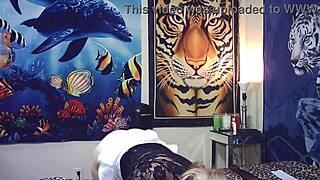 quick backstage pussy fuck and dick suck during porn shoot