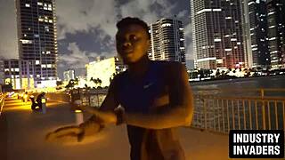 Jessica Jewels Deepthroats Monster BBC in Sloppy Facefuck for Massive Facial Cumshot